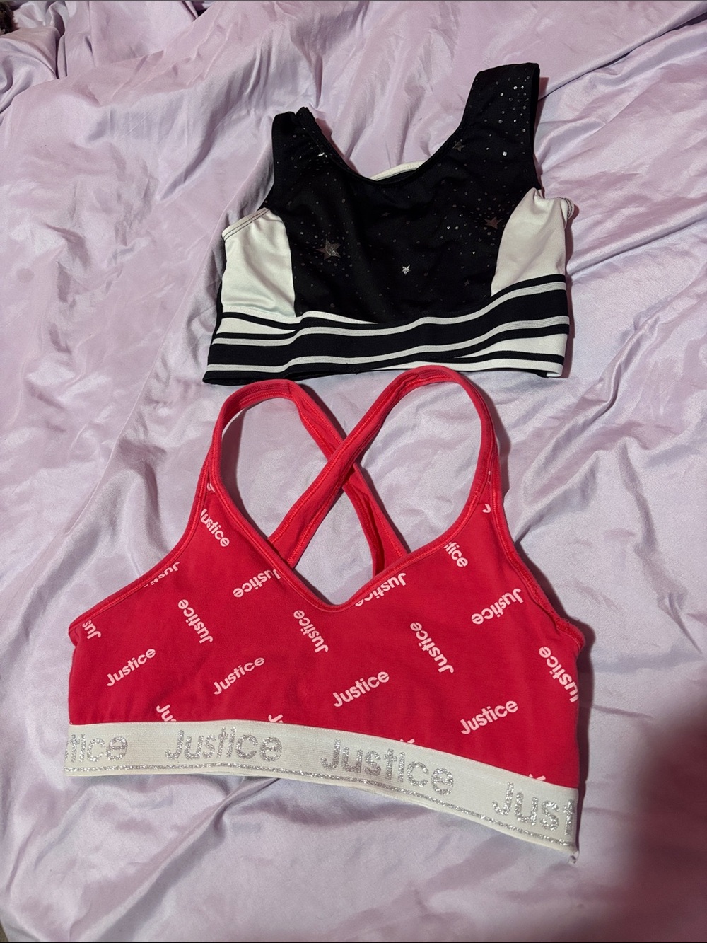 Sports bras x 2! Youth 10/12